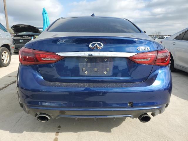 JN1EV7AP7JM359418 - 2018 INFINITI Q50 LUXE BLUE photo 6