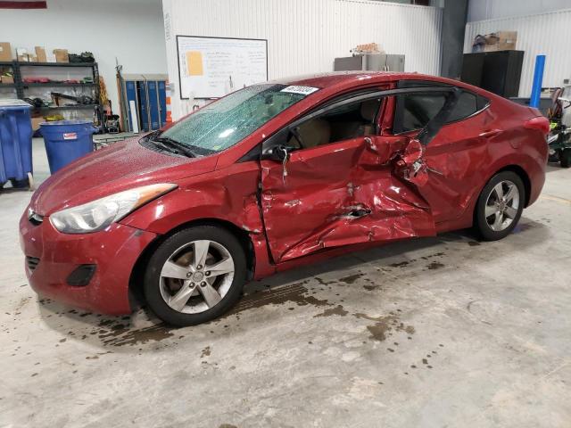 5NPDH4AE1DH347101 - 2013 HYUNDAI ELANTRA GLS RED photo 1