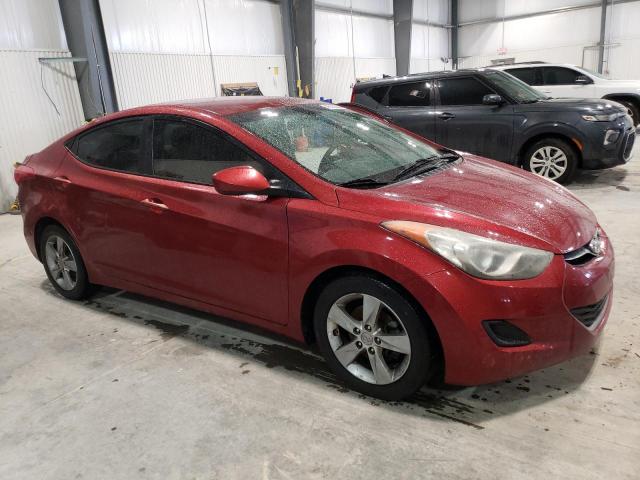 5NPDH4AE1DH347101 - 2013 HYUNDAI ELANTRA GLS RED photo 4