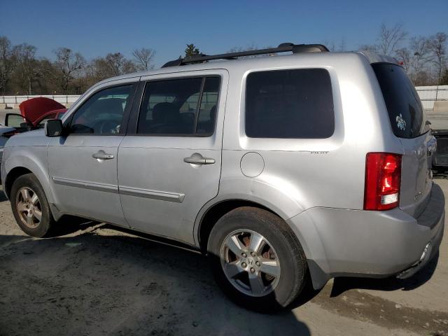 5FNYF38679B001690 - 2009 HONDA PILOT EXL SILVER photo 2