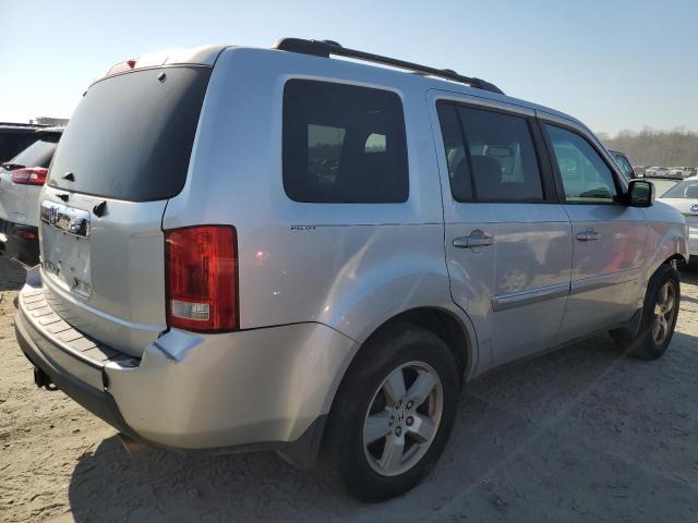 5FNYF38679B001690 - 2009 HONDA PILOT EXL SILVER photo 3