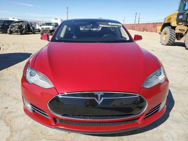 5YJSA1CN0DFP13894 - 2013 TESLA MODEL S MAROON photo 5