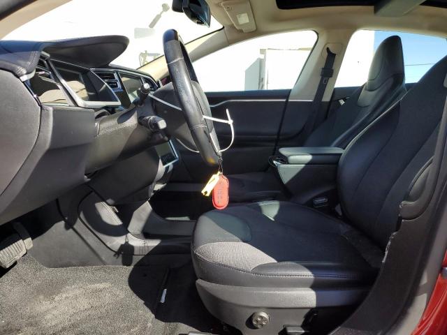 5YJSA1CN0DFP13894 - 2013 TESLA MODEL S MAROON photo 7