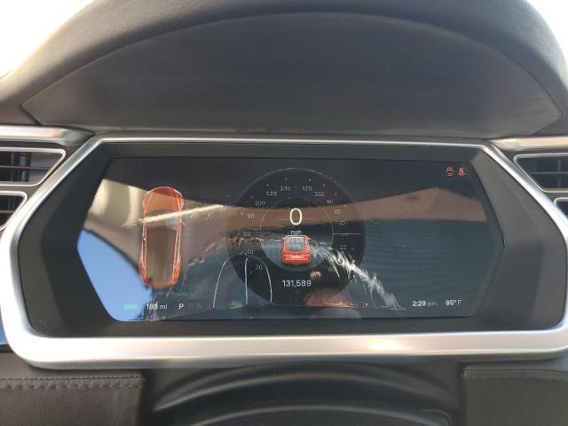 5YJSA1CN0DFP13894 - 2013 TESLA MODEL S MAROON photo 9