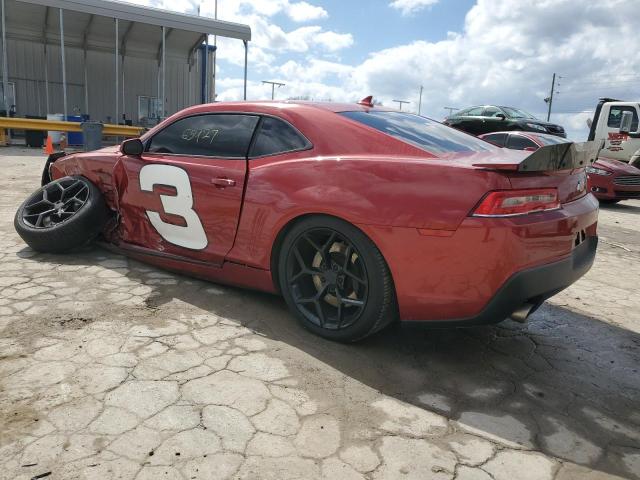 2G1FJ1EJ7E9149073 - 2014 CHEVROLET CAMARO SS MAROON photo 2