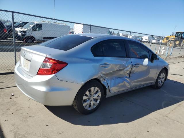 19XFB2F59CE338186 - 2012 HONDA CIVIC LX ვერცხლისფერი ფოტო 3