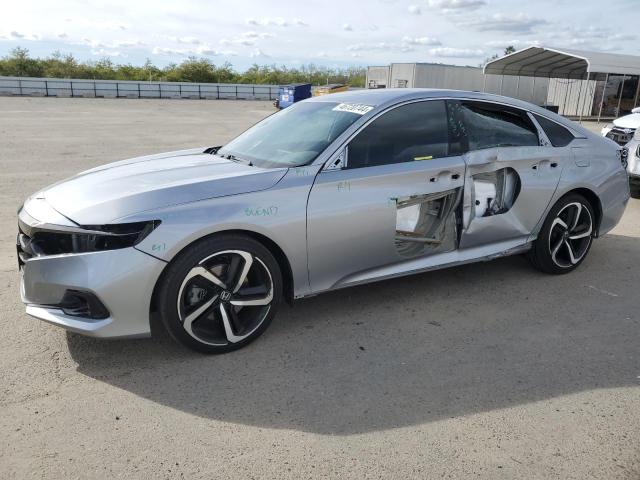 1HGCV1F31NA059387 - 2022 HONDA ACCORD SPORT SILVER photo 1