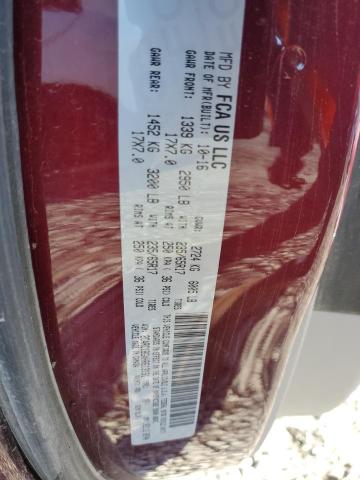 2C4RC1BGXHR613131 - 2017 CHRYSLER PACIFICA TOURING L წითელი ფოტო 13