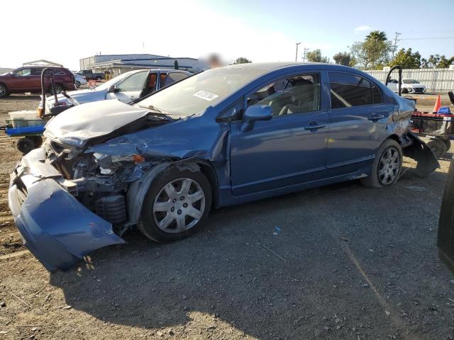 2HGFA16518H522483 - 2008 HONDA CIVIC LX BLUE photo 1