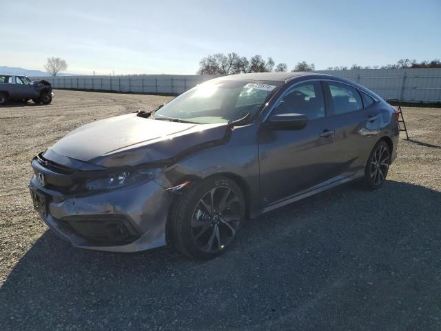 2HGFC2F87MH542273 - 2021 HONDA CIVIC SPORT GRAY photo 1