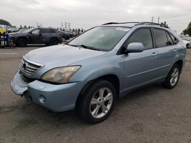 JTJHW31U882049738 - 2008 LEXUS RX 400H BLUE photo 1