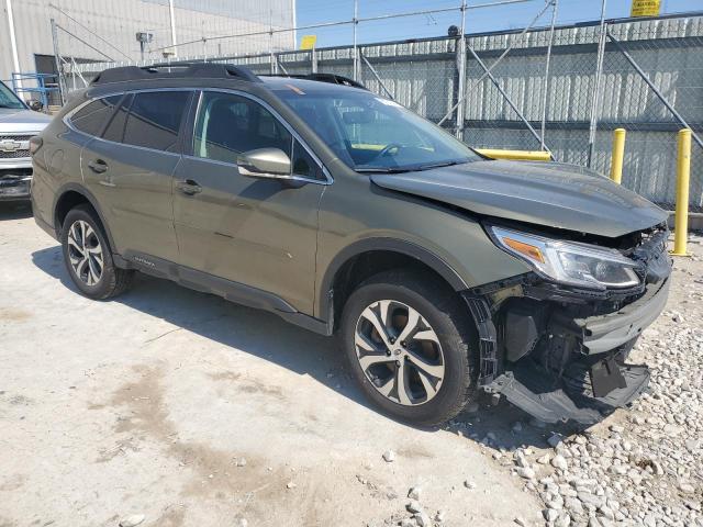 4S4BTANC2N3254559 - 2022 SUBARU OUTBACK LIMITED GREEN photo 4