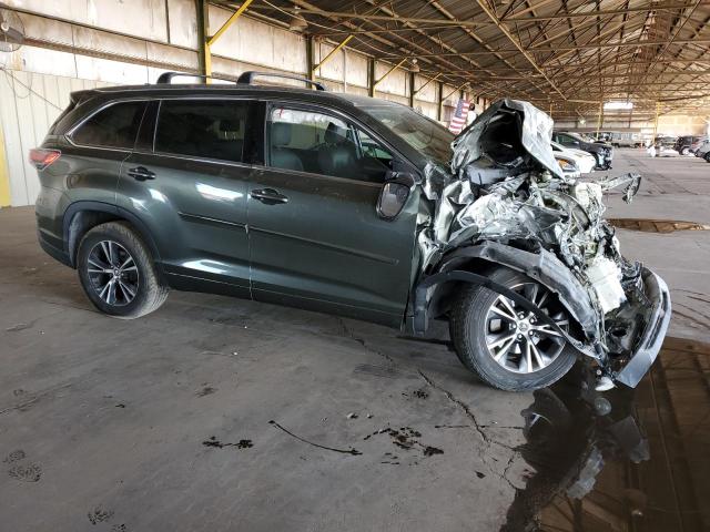 5TDKKRFH6GS128898 - 2016 TOYOTA HIGHLANDER XLE 绿色 照片 4