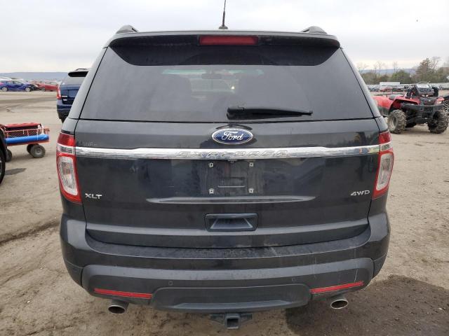 1FM5K8D88DGB96552 - 2013 FORD EXPLORER XLT BLACK photo 6