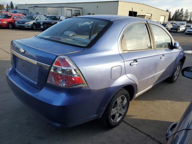 KL1TD56E99B611252 - 2009 CHEVROLET AVEO LS 蓝色 照片 3