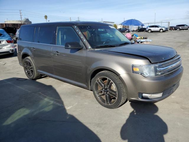 2FMGK5C87EBD38049 - 2014 FORD FLEX SEL GRAY photo 4