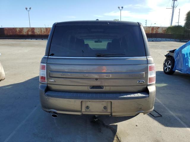 2FMGK5C87EBD38049 - 2014 FORD FLEX SEL GRAY photo 6