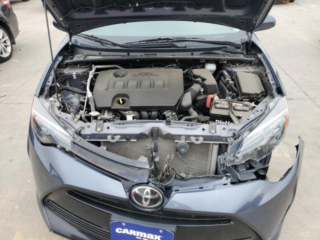 5YFBURHE6KP921519 - 2019 TOYOTA COROLLA L BLUE photo 11