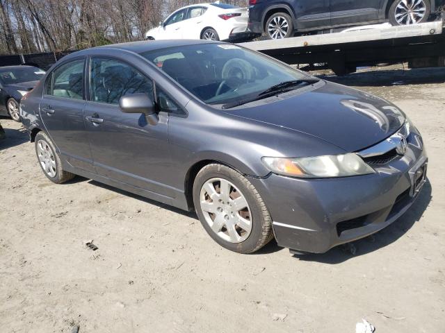 2HGFA1F50AH552922 - 2010 HONDA CIVIC LX GRAY photo 4