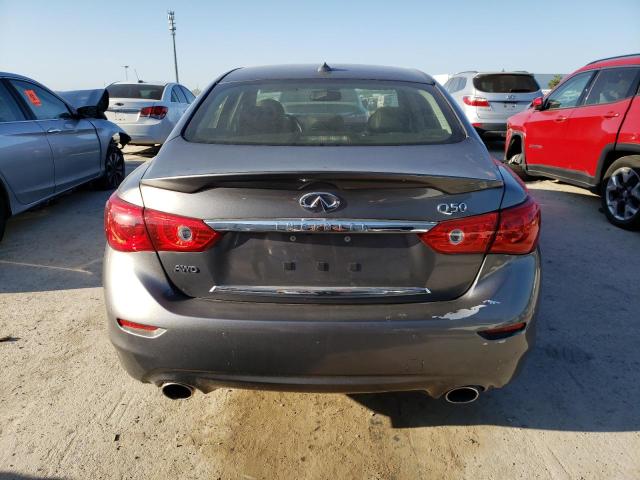 JN1EV7AR8GM340340 - 2016 INFINITI Q50 PREMIUM GRAY photo 6