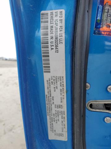 1C4PJMBX8MD236472 - 2021 JEEP CHEROKEE TRAILHAWK Mavi foto 12