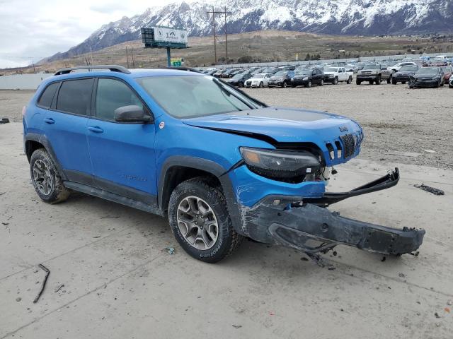 1C4PJMBX8MD236472 - 2021 JEEP CHEROKEE TRAILHAWK BLUE photo 4