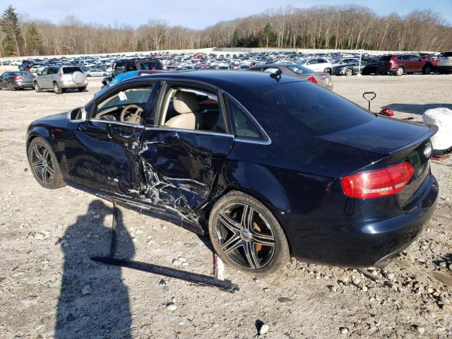 WAUFFAFL5BN024815 - 2011 AUDI A4 PREMIUM PLUS BLUE photo 2