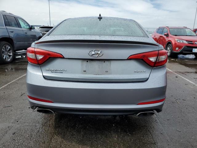 5NPE34AF8GH290766 - 2016 HYUNDAI SONATA SPORT SILVER photo 6