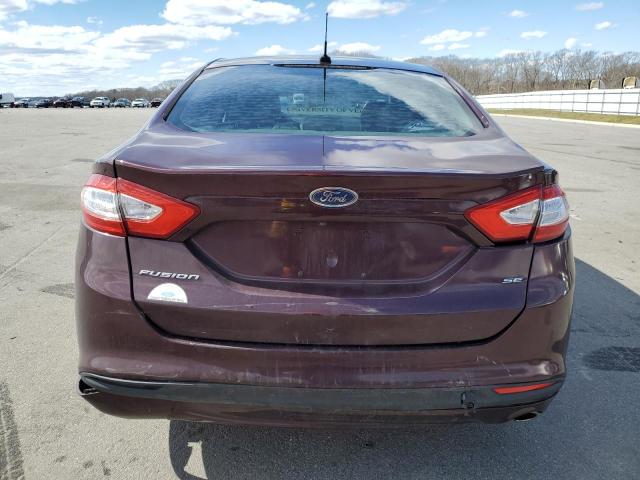 3FA6P0H70DR137040 - 2013 FORD FUSION SE PURPLE photo 6