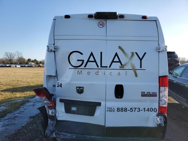 3C6LRVDG8ME528333 - 2021 RAM PROMASTER 2500 HIGH WHITE photo 10
