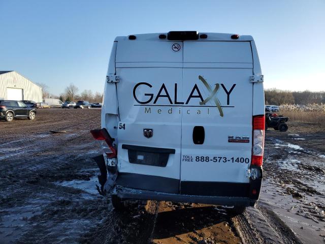 3C6LRVDG8ME528333 - 2021 RAM PROMASTER 2500 HIGH WHITE photo 6