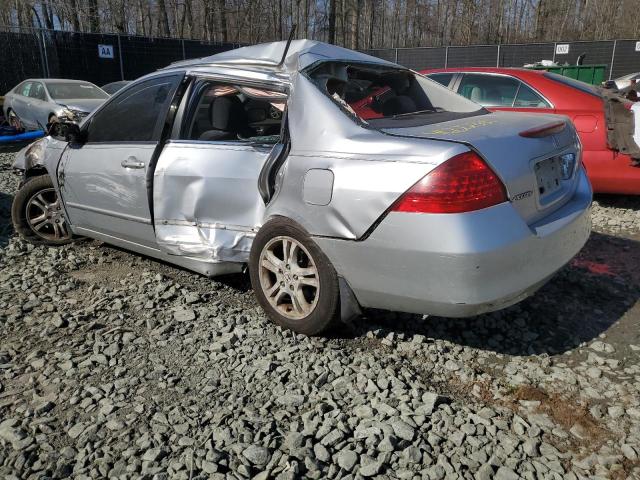 1HGCM56756A014645 - 2006 HONDA ACCORD EX SILVER photo 2