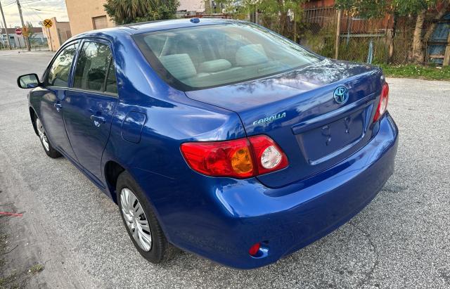 JTDBU4EE6AJ085494 - 2010 TOYOTA COROLLA BASE BLUE photo 3