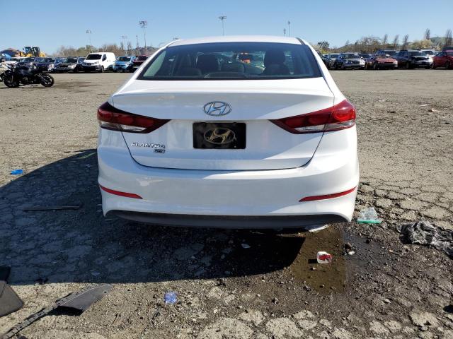 5NPD74LF8JH329909 - 2018 HYUNDAI ELANTRA SE WHITE photo 6