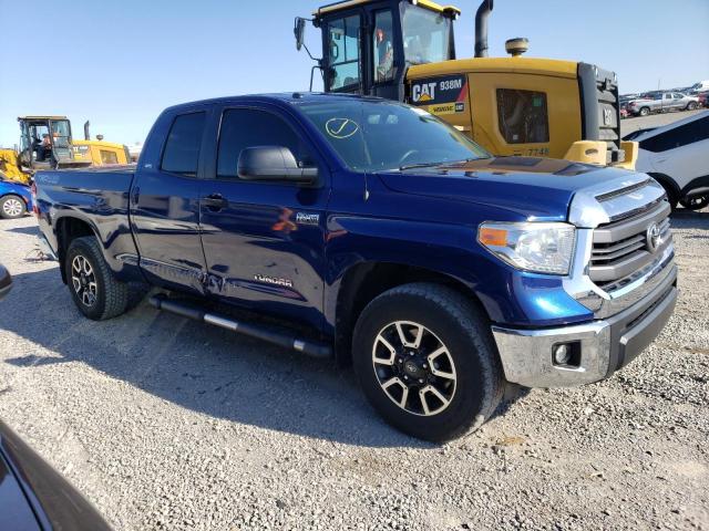 5TFUW5F16EX404707 - 2014 TOYOTA TUNDRA DOUBLE CAB SR/SR5 BLUE photo 4