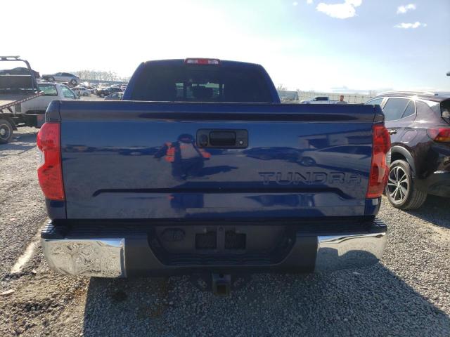 5TFUW5F16EX404707 - 2014 TOYOTA TUNDRA DOUBLE CAB SR/SR5 BLUE photo 6