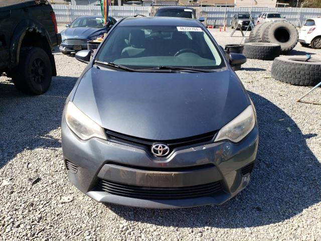 5YFBURHE8EP030877 - 2014 TOYOTA COROLLA L GRAY photo 5