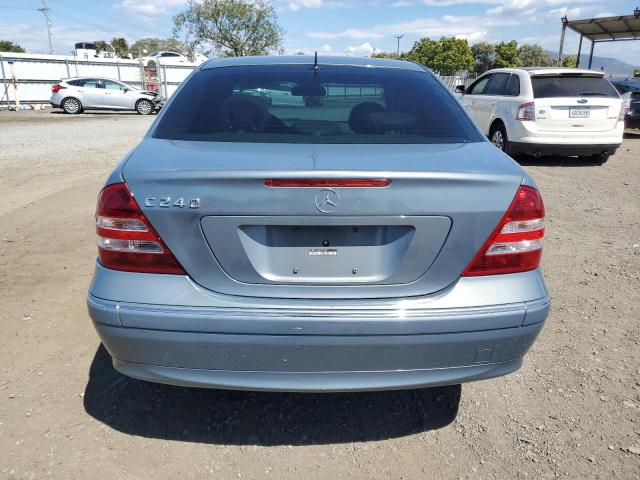 WDBRF61J45A719428 - 2005 MERCEDES-BENZ C 240 GRAY photo 6