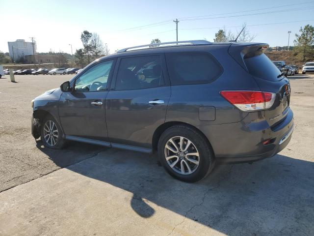 5N1AR2MN5DC640281 - 2013 NISSAN PATHFINDER S GRAY photo 2