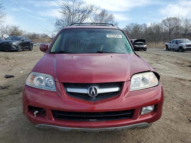2HNYD18816H530693 - 2006 ACURA MDX TOURING RED photo 5