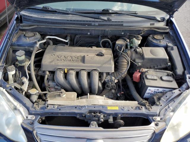 JTDBR38E842048842 - 2004 TOYOTA COROLLA CE BLUE photo 11