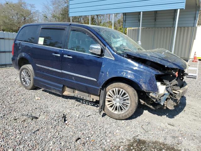 2C4RC1CG3ER228455 - 2014 CHRYSLER TOWN & COU TOURING L BLUE photo 4