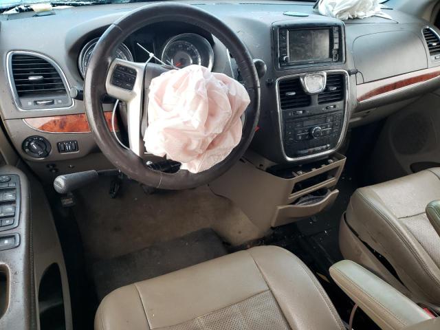 2C4RC1CG3ER228455 - 2014 CHRYSLER TOWN & COU TOURING L BLUE photo 8