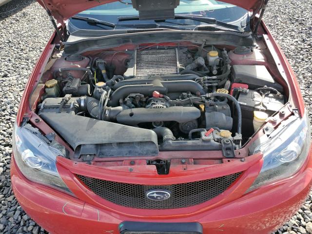 JF1GE74688G502397 - 2008 SUBARU IMPREZA WRX RED photo 11