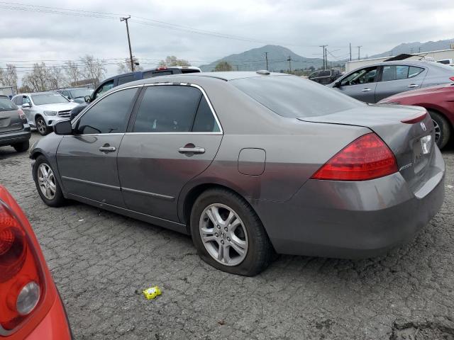 1HGCM56876A020276 - 2006 HONDA ACCORD EX GRAY photo 2