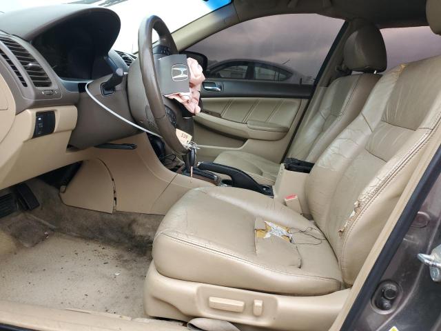 1HGCM56876A020276 - 2006 HONDA ACCORD EX GRAY photo 7