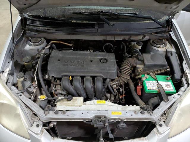 2T1KR32E98C691409 - 2008 TOYOTA COROLLA MA XR SILVER photo 11