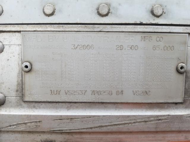 1UYVS25377P025804 - 2007 UTILITY 53 FT DRY Weiß Foto 10