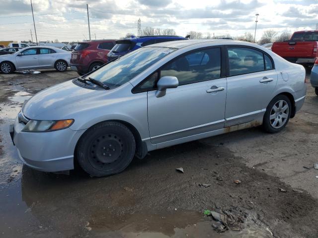 1HGFA16516L064587 - 2006 HONDA CIVIC LX SILVER photo 1