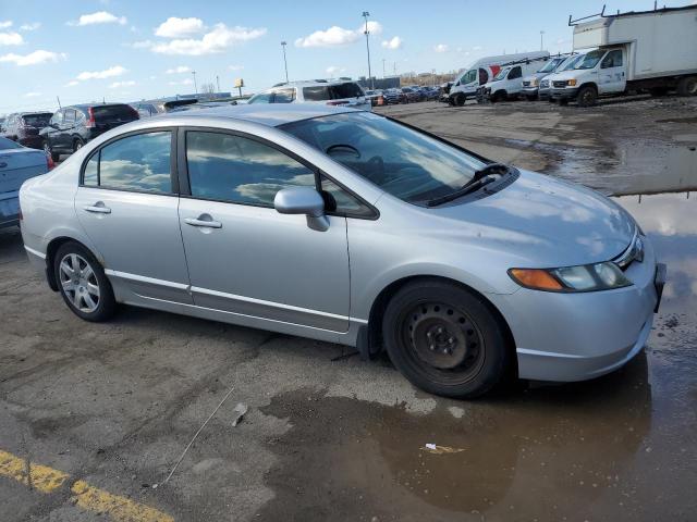 1HGFA16516L064587 - 2006 HONDA CIVIC LX SILVER photo 4